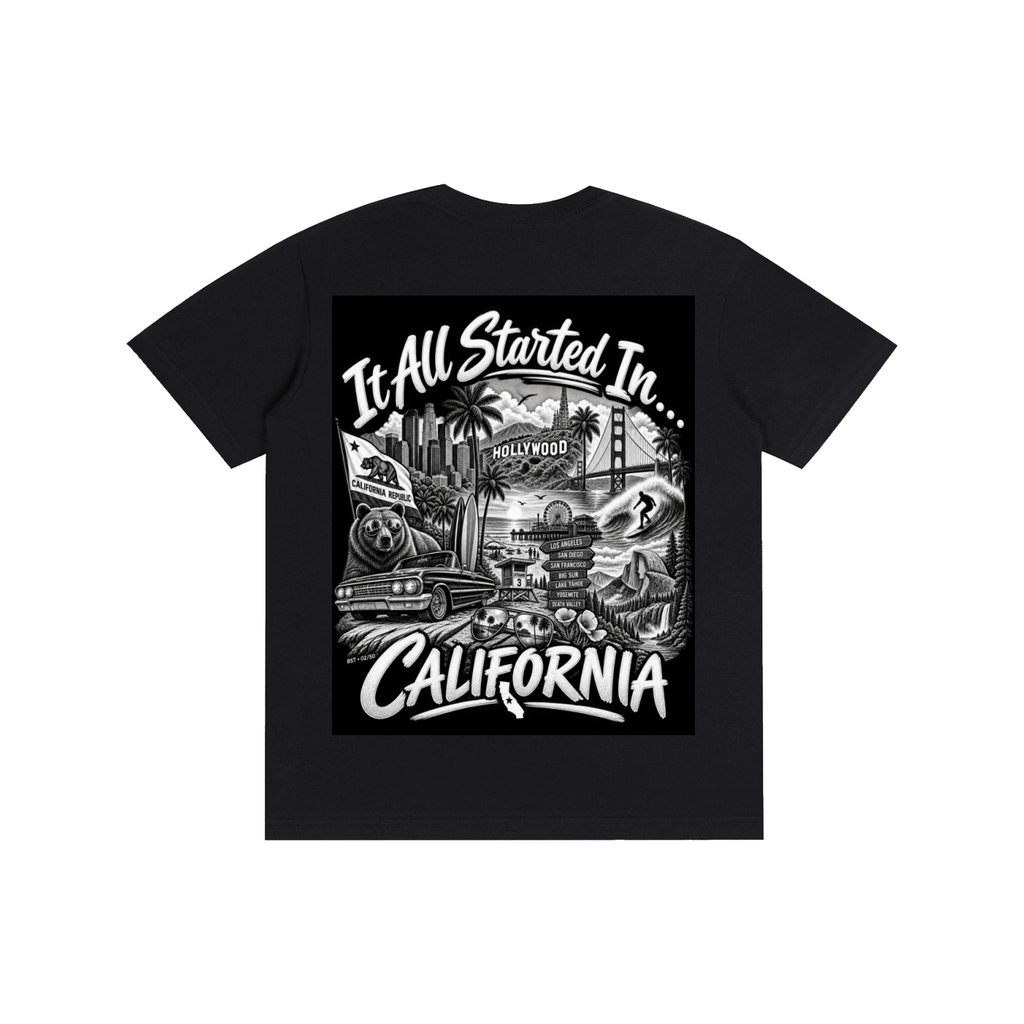 California Graphic T-Shirt – CA State Pride Streetwear Tee