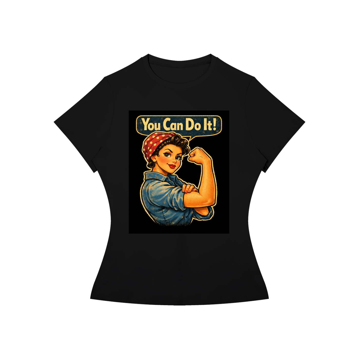 You Can Do It! Women’s Slim Fit T-Shirt