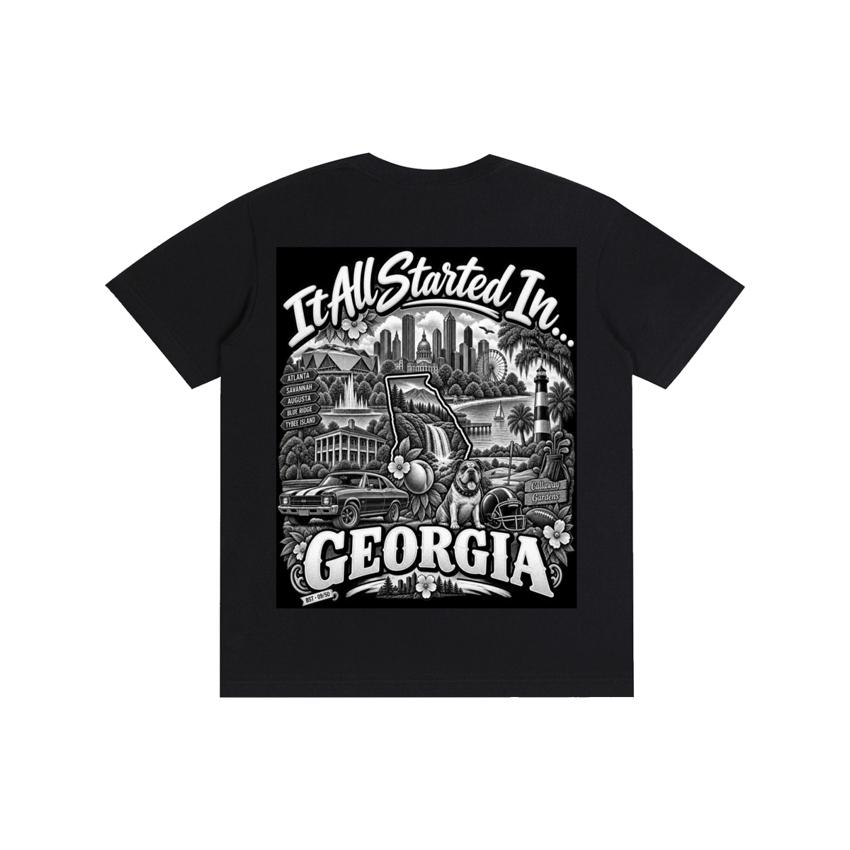 Georgia Graphic T-Shirt – GA State Pride Streetwear Tee