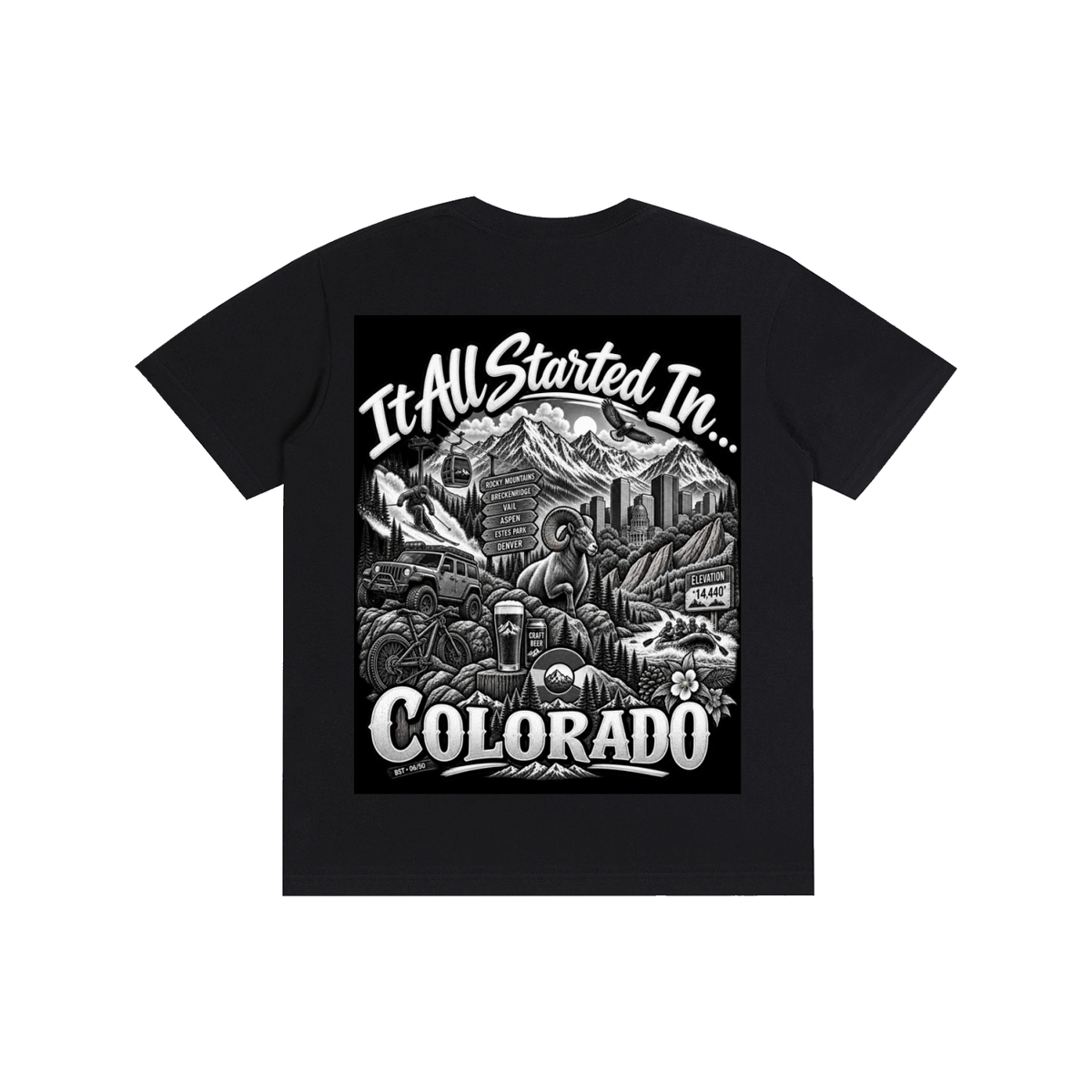 Colorado Graphic T-Shirt – CO State Pride Streetwear Tee