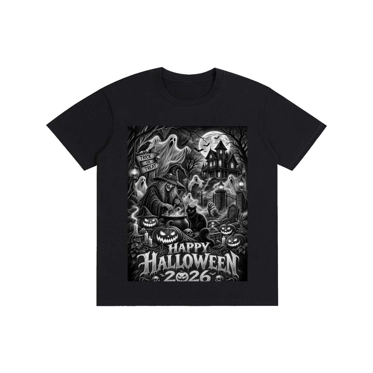 Happy Halloween Graphic T-Shirt – Limited Edition Seasonal Streetwear Tee